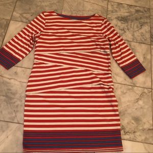 BOGO DEAL J McLaughlin Red White & Blue Dress Sz L